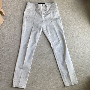 Calvin Klein snakeskin pattern skinny jeans